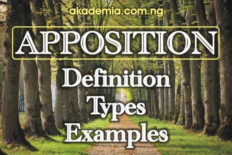 What is Apposition? Definition, Types and Examples - Akademia