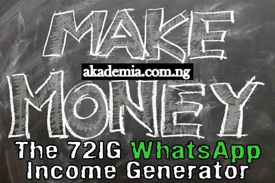 The 72IG WhatsApp Income Generator